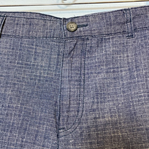 Marc Anthony Mens Size 36 Blue Shorts 9” Inseam Flat Front Zip Fly Pockets - Picture 2 of 12